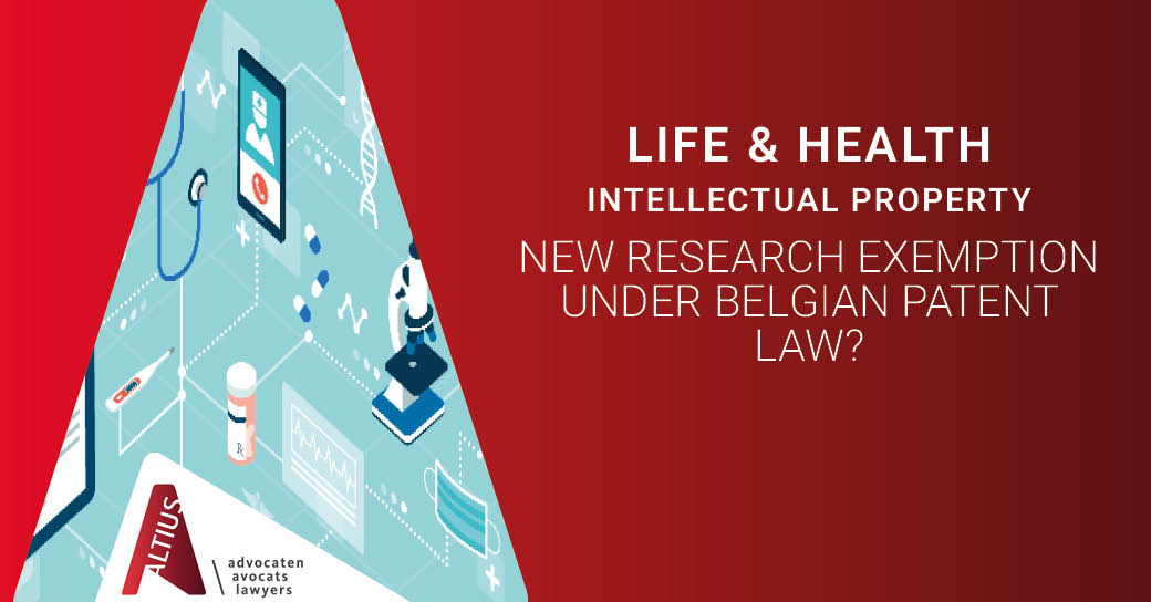New research exemption under Belgian patent law?