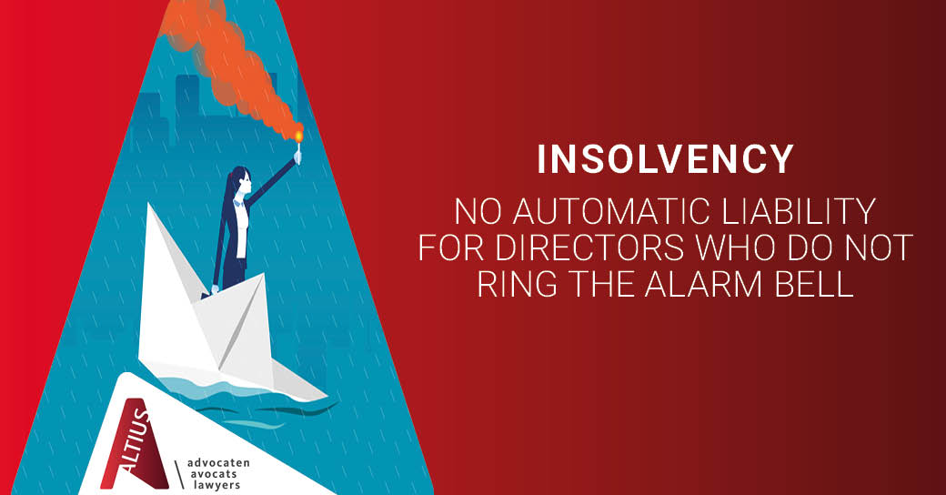 No automatic liability for directors who do not ring the alarm bell
