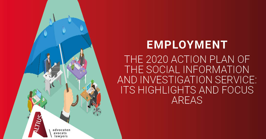 The 2020 Action Plan of the Social Information and Investigation Service : its highlights and focus areas