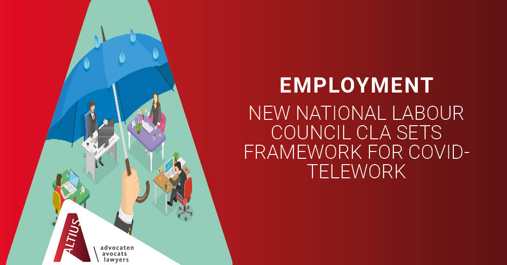 New National Labour Council CLA sets framework for Covid-telework