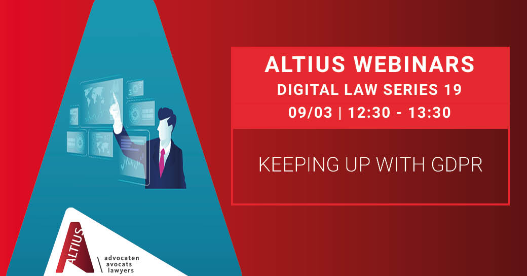 WEBINAR VIDEO | Digital Law Series #19: Keeping up with GDPR