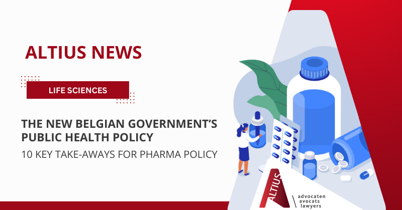 The new Belgian government’s public health policy: 10 key take-aways for pharma policy