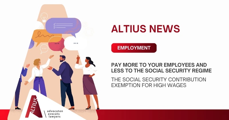 Pay more to your employees and less to the social security regime : the social security contribution exemption for high wages