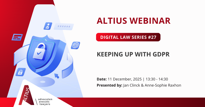 Digital Law Series #27: Keeping up with GDPR