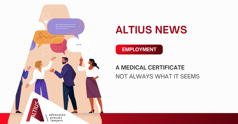 A medical certificate: not always what it seems