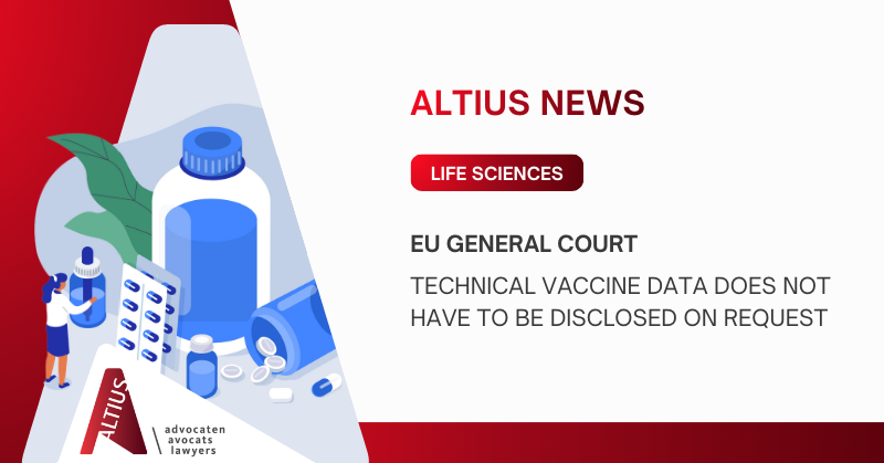 EU General Court: technical vaccine data does not have to be disclosed on request