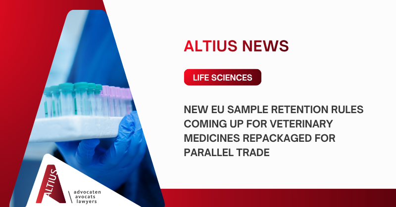 New EU sample retention rules coming up for veterinary medicines repackaged for parallel trade