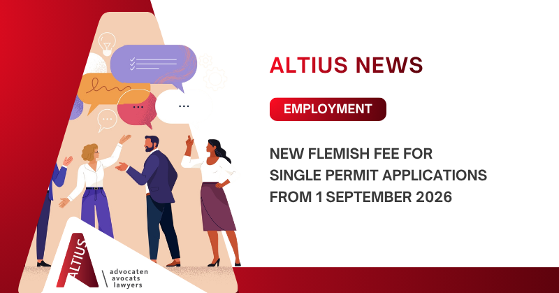 New Flemish Fee for Single Permit Applications from 1 September 2026