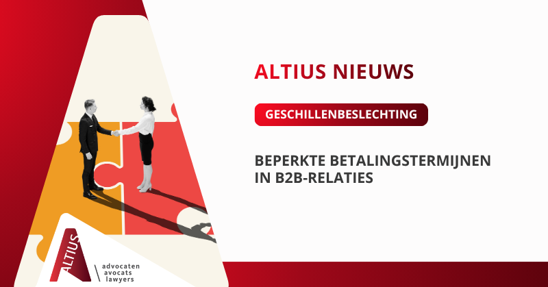 Beperkte betalingstermijnen in B2B-relaties